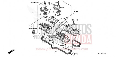 CYLINDER HEAD COVER CB1100AD de 2013